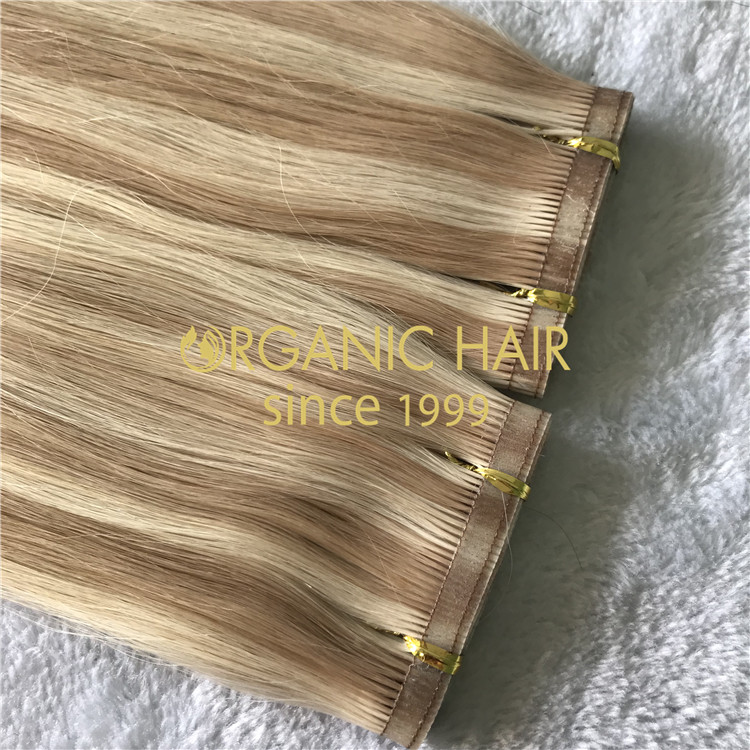 Organic new flat weft extension no shedding H207